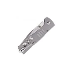 Couteau SOG SlimJim Lame 8.1cm Lisse Satin Manche Inox - SJ31-CP -Couteaux Séries Magasin Couteau SOG SlimJim lame Lisse Satin manche Inox SJ31 CP 3