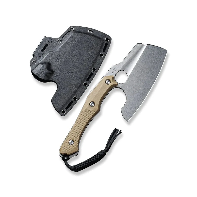 Couteau Aratra Tan CIVIVI Lame Lisse 18cm 4 Couteau Aratra Tan CIVIVI Lame Lisse 18cm – Image 2