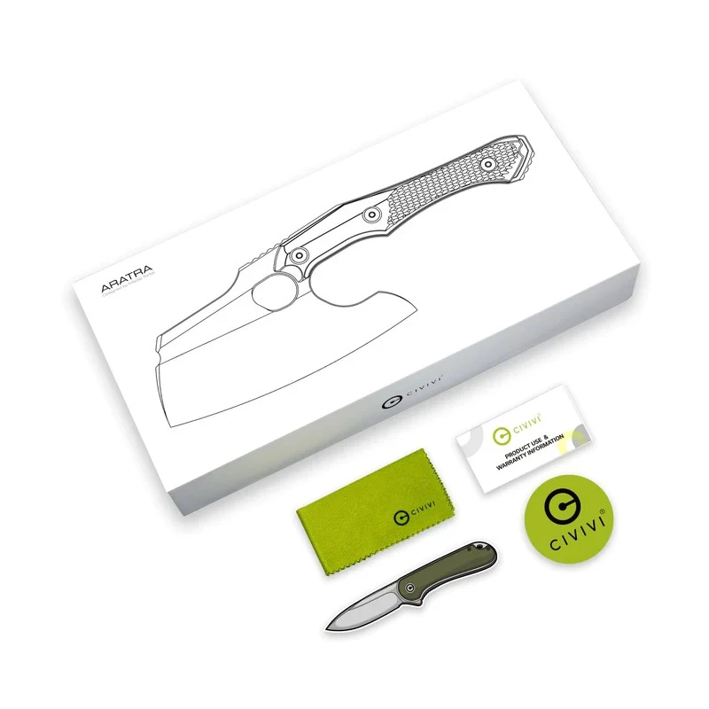 Couteau Aratra Tan CIVIVI Lame Lisse 18cm 11 Couteau Aratra Tan CIVIVI Lame Lisse 18cm – Image 9