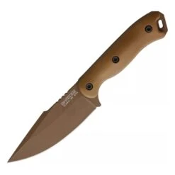 Couteau Becker Harpoon BK18 KA-BAR Lame Lisse 11.7cm Marron