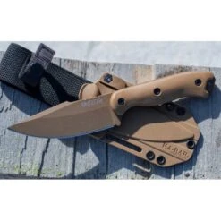 Couteau Becker Harpoon BK18 KA-BAR Lame Lisse 11.7cm Marron -Couteaux Séries Magasin couteau becker harpoon bk18 ka bar lame lisse 117cm marron 3