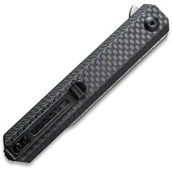 Couteau Chronic Lame Lisse Damascus 8.9cm Manche G-10/Fibre De Carbone CIVIVI -Couteaux Séries Magasin couteau chronic lame lisse damascus 89cm manche g 10 fibre de carbone civivi 2