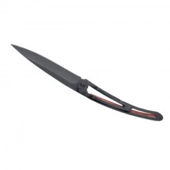 Couteau Deejo Tattoo Loup Lame 9.5cm Lisse Noire Manche Bois De Rose -Couteaux Séries Magasin couteau deejo tattoo loup lame 95cm lisse noire manche bois de rose 4