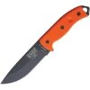 Couteau Lame Lisse Noire Manche Orange Model 5 Esee -Couteaux Séries Magasin couteau lame lisse noire poignee orange model 5 esee