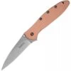 Couteau Leek A/O Cuivre Rose KERSHAW -Couteaux Séries Magasin couteau leek ao cuivre rose kershaw