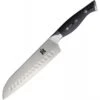 Couteau Santoku KOMORAN Lame Acier Damas Poignée Micarta KO030 -Couteaux Séries Magasin couteau santoku komoran lame acier damas poignee micarta ko030