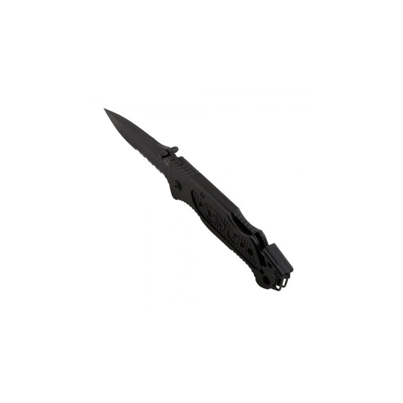 Couteau SOG Escape Lame 8.6cm Semi-dentelée Noir Manche Aluminum - FF25-CP 4 Couteau SOG Escape Lame 8.6cm Semi-dentelée Noir Manche Aluminum - FF25-CP – Image 2