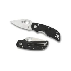 Couteau Spyderco Cat Lame 6.2cm Lisse Satin Manche G-10 (Fibre De Verre) - C129GP