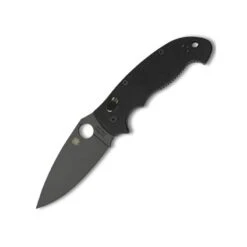 Couteau Spyderco Manix 2 Lame 9.8cm Lisse Noir Manche G-10 (Fibre De Verre) - C95GPBBK2