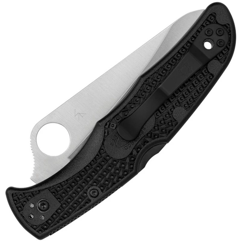 Couteau Spyderco Pacific Salt II Lame 9.6cm Lisse Satin Manche FRN (Nylon Renforcé) - C91PBK2 4 Couteau Spyderco Pacific Salt II Lame 9.6cm Lisse Satin Manche FRN (Nylon Renforcé) - C91PBK2 – Image 2