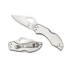 Couteau Spyderco Robin Lame Lisse 6cm Manche Acier Inoxydable BY10P2 7 Couteau Spyderco Robin Lame Lisse 6cm Manche Acier Inoxydable BY10P2 -Couteaux Séries Magasin couteau spyderco robin lame lisse 6cm manche acier inoxydable by10p2 2