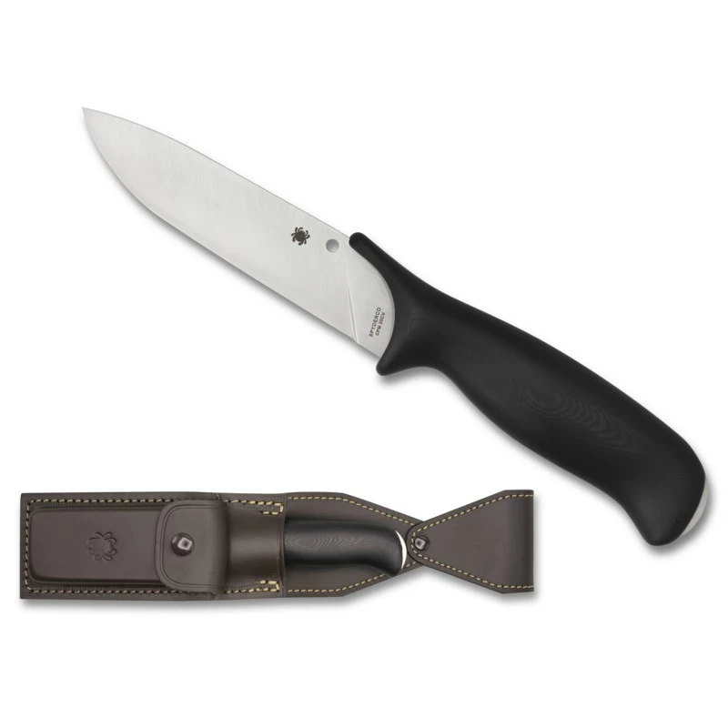 Couteau Spyderco Zoomer Lame Lisse Acier 13.2cm Manche Noir G-10 (fibre De Verre) - FB42GP 3 Couteau Spyderco Zoomer Lame Lisse Acier 13.2cm Manche Noir G-10 (fibre De Verre) - FB42GP