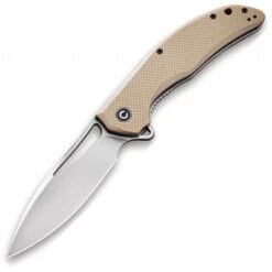 Couteau Vexer Lame Lisse Acier D2 10.1cm Manche G-10 Tan (fibre De Verre) CIVIVI 8 Couteau Vexer Lame Lisse Acier D2 10.1cm Manche G-10 Tan (fibre De Verre) CIVIVI -Couteaux Séries Magasin couteau vexer lame lisse acier d2 101cm manche g 10 tan fibre de verre civivi 1