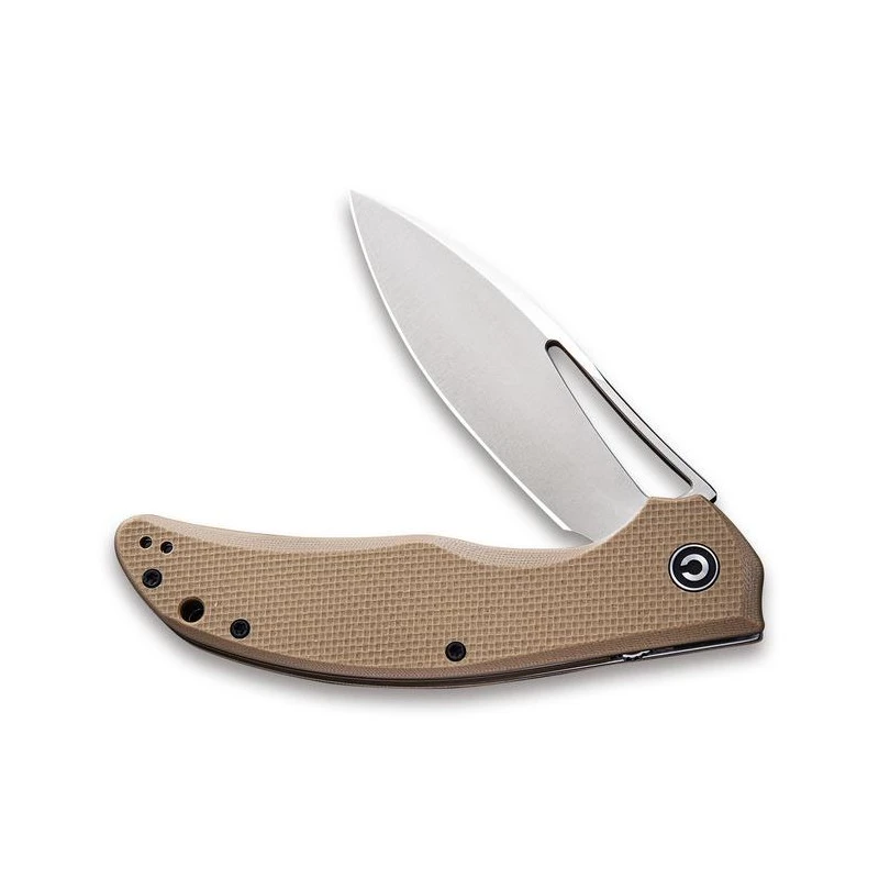 Couteau Vexer Lame Lisse Acier D2 10.1cm Manche G-10 Tan (fibre De Verre) CIVIVI 5 Couteau Vexer Lame Lisse Acier D2 10.1cm Manche G-10 Tan (fibre De Verre) CIVIVI – Image 3