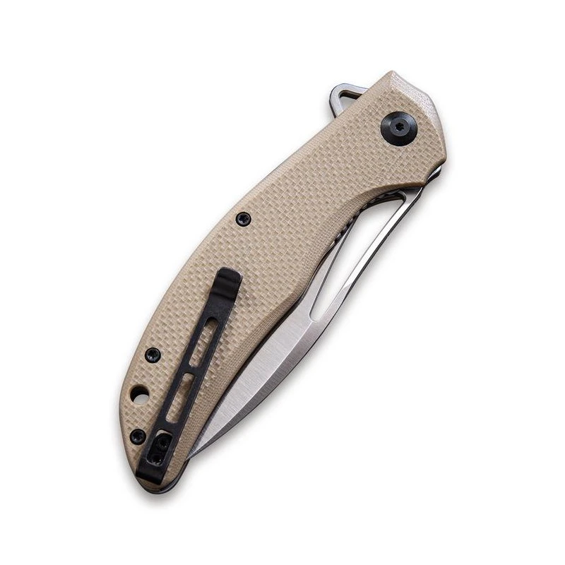 Couteau Vexer Lame Lisse Acier D2 10.1cm Manche G-10 Tan (fibre De Verre) CIVIVI 6 Couteau Vexer Lame Lisse Acier D2 10.1cm Manche G-10 Tan (fibre De Verre) CIVIVI – Image 4