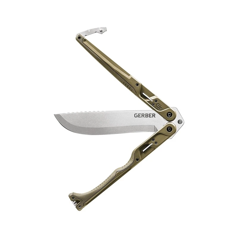Machette Doubledown Verte Ouverture Papillon Lame 18cm GERBER 4 Machette Doubledown Verte Ouverture Papillon Lame 18cm GERBER – Image 2