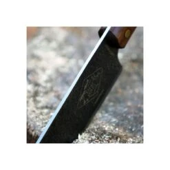 Couteaux Séries Magasin -Couteaux Séries Magasin machette lame lisse noir manche naturel libertariat esee 1