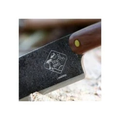 Machette Lame Lisse Noir Manche Naturel Libertariat ESEE -Couteaux Séries Magasin machette lame lisse noir manche naturel libertariat esee 2