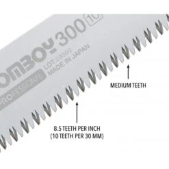 Scie Pliante De Survie GomBoy SILKY Lame 30cm Dent Moyenne - Noir -Couteaux Séries Magasin scie pliante de survie gomboy silky lame 30cm noir 2